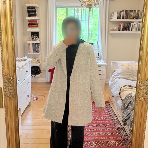 ASOS Gray Textured Coat - Picture 1 of 8